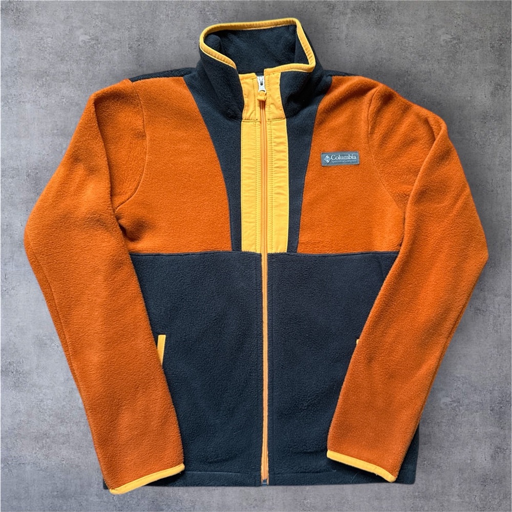 Boys Columbia Full Zip Fleece Jacket Size Large